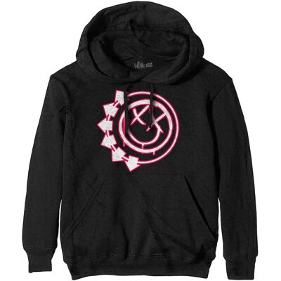 Blink-182 Black Hoodie - Six Arrow Smile - Unisex Blink-182 Black Hoodie - Six Arrow Smile - Unisex