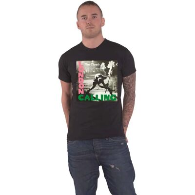 The Clash London Calling Svart T-Shirt M The Clash London Calling Svart T-Shirt M