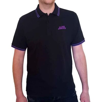 Black Sabbath Vågig Logo Polo - Polo Black Sabbath Vågig Logo Polo - Polo