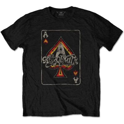 Svart Aerosmith Ace of Spades T-shirt - T-shirt Svart Aerosmith Ace of Spades T-shirt - T-shirt