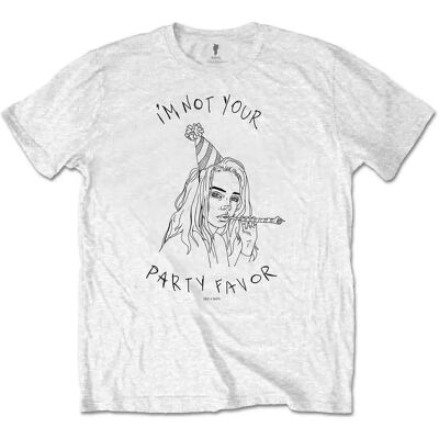 Billie Eilish Vit Logo T-shirt - Officiell merchandise Billie Eilish Vit Logo T-shirt - Officiell merchandise