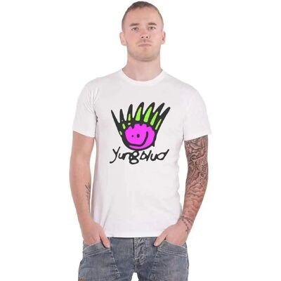 HeyRusty Yungblud Ansikte T-shirt - Unisex, Vit, Small - T-shirt HeyRusty Yungblud Ansikte T-shirt - Unisex, Vit, Small - T-shirt