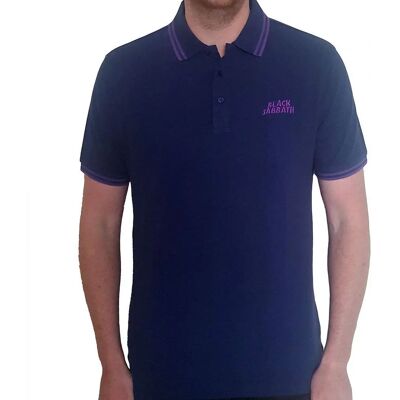 Black Sabbath Vågigt Logo Poloshirt - Poloshirt Black Sabbath Vågigt Logo Poloshirt - Poloshirt