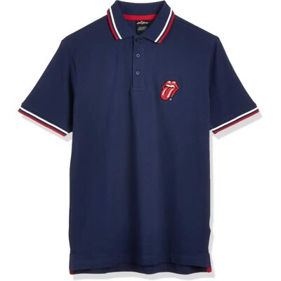 HeyRusty The Rolling Stones Unisex Polo - Klassisk Tunga Blå Small HeyRusty The Rolling Stones Unisex Polo - Klassisk Tunga Blå Small