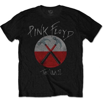 Pink Floyd The Wall Hammers Logo Bomull T-shirt - Rock Pink Floyd The Wall Hammers Logo Bomull T-shirt - Rock