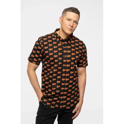 David Bowie Unisex Logo Pattern Casual Shirt - Clothing David Bowie Unisex Logo Pattern Casual Shirt - Clothing