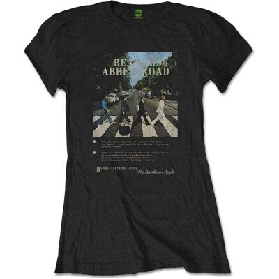 HeyRusty The Beatles Abbey Road 8 Track Svart T-shirt - Rock HeyRusty The Beatles Abbey Road 8 Track Svart T-shirt - Rock