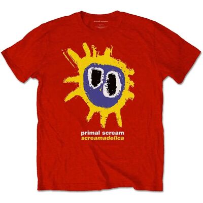 HeyRusty Screamadelica T-shirt Rouge - Rock - Publicité HeyRusty Screamadelica T-shirt Rouge - Rock - Publicité