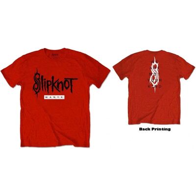 HeyRusty Slipknot - Officiell röd X-large T-shirt - Rock Produkt HeyRusty Slipknot - Officiell röd X-large T-shirt - Rock Produkt