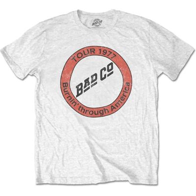 HeyRusty Burnin' Through America Vit Medium - T-shirt HeyRusty Burnin' Through America Vit Medium - T-shirt