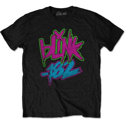 Blink-182 Neon Logo T-shirt - Unisex Blink-182 Neon Logo T-shirt - Unisex