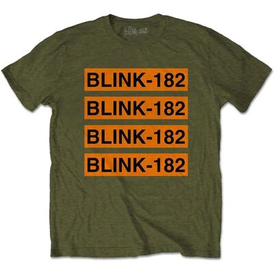 HeyRusty Blink-182 - Grön Stor T-shirt HeyRusty Blink-182 - Grön Stor T-shirt