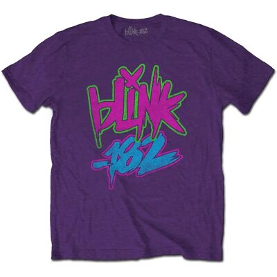 HeyRusty Blink-182 X-large Lila T-shirt - T-shirt HeyRusty Blink-182 X-large Lila T-shirt - T-shirt