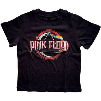 Pink Floyd Vintage Dark Side Of The Moon Seal Toddler T-shirt - Kids Pink Floyd Vintage Dark Side Of The Moon Seal Toddler T-shirt - Kids