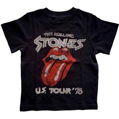 HeyRusty The Rolling Stones Kids T-shirt - US Tour '78 Black HeyRusty The Rolling Stones Kids T-shirt - US Tour '78 Black