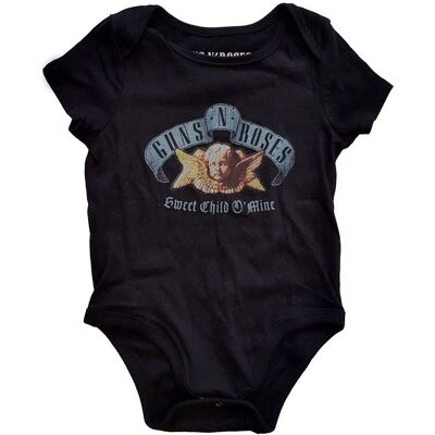 Guns N' Roses Barn Baby Grow - Sweet Child O' Mine - Baby Grow Guns N' Roses Barn Baby Grow - Sweet Child O' Mine - Baby Grow