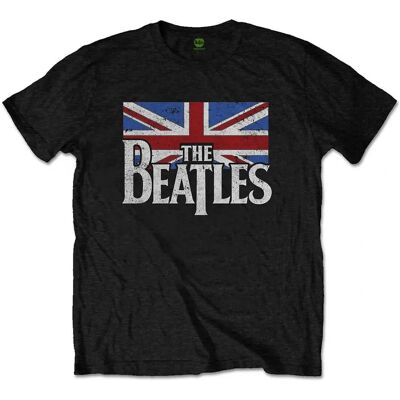 HeyRusty The Beatles Barn T-shirt - Dop T Logo & Vintage Flag - Barn T-shirt HeyRusty The Beatles Barn T-shirt - Dop T Logo & Vintage Flag - Barn T-shirt