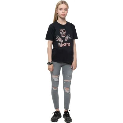 Misfits Barn T-shirt Hands Band Logo Svart 3-10Y Misfits Barn T-shirt Hands Band Logo Svart 3-10Y