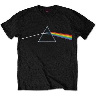 Pink Floyd Dark Side of the Moon T-shirt - Band Logo, Official, Black Pink Floyd Dark Side of the Moon T-shirt - Band Logo, Official, Black