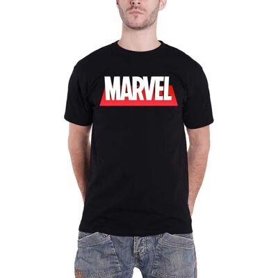 Marvel Comics Out The Box Logo Black T-Shirt - T-Shirt Marvel Comics Out The Box Logo Black T-Shirt - T-Shirt