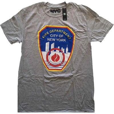 Hey Rusty Brandkår Badge Grå Liten T-shirt Hey Rusty Brandkår Badge Grå Liten T-shirt
