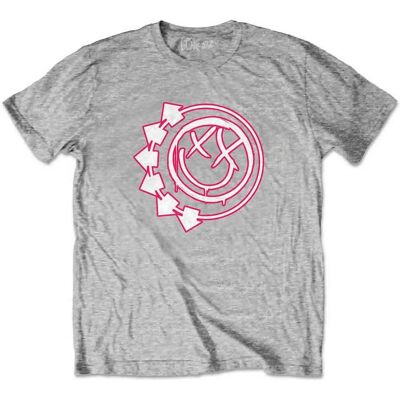 Blink-182 Kids Six Arrow Smile Heather Grey T-Shirt Blink-182 Kids Six Arrow Smile Heather Grey T-Shirt