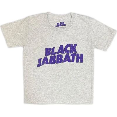 Black Sabbath Barn Wavy Logo Heather T-shirt - Barn T-shirt Black Sabbath Barn Wavy Logo Heather T-shirt - Barn T-shirt