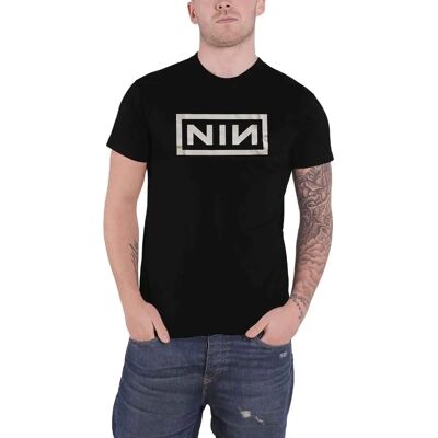 HeyRusty Nine Inch Nails | T-shirt officiel du groupe | Logo classique noir Moyen - T-shirt - Publicité HeyRusty Nine Inch Nails | T-shirt officiel du groupe | Logo classique noir Moyen - T-shirt - Publicité