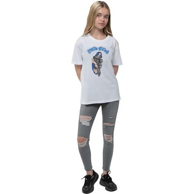 Billie Eilish Kids Bling Logo White T-Shirt - T-shirt Billie Eilish Kids Bling Logo White T-Shirt - T-shirt
