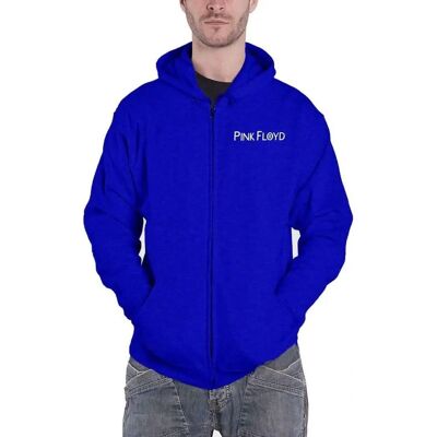 Pink Floyd Unisex Blue Zipped Hoodie - Metal Heads Close Up - Hooded Sweatshirt Pink Floyd Unisex Blue Zipped Hoodie - Metal Heads Close Up - Hooded Sweatshirt
