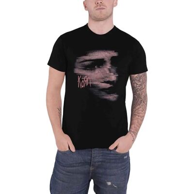 Korn Svart Chopped Face T-shirt - Officiell Band T-shirt Korn Svart Chopped Face T-shirt - Officiell Band T-shirt