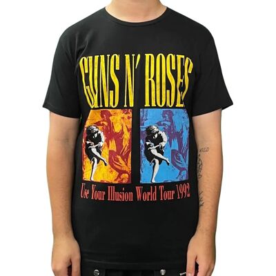 Guns N' Roses Official Band T-shirt - Use Your Illusion World Tour - T-shirt Guns N' Roses Official Band T-shirt - Use Your Illusion World Tour - T-shirt