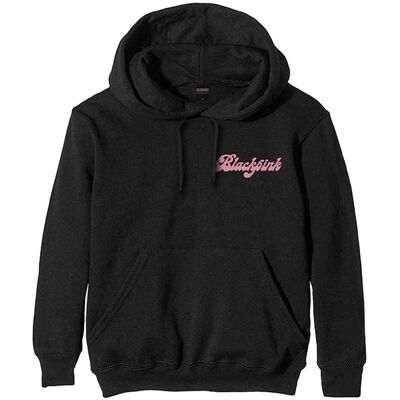 BlackPink unisex hoodie - Baksidesprint - Svart XL BlackPink unisex hoodie - Baksidesprint - Svart XL