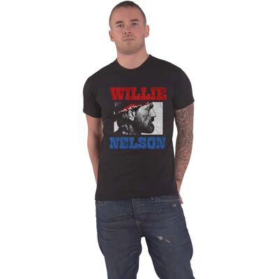 HeyRusty T-shirt Unisexe Willie Nelson - Noir - T-shirt - Publicité HeyRusty T-shirt Unisexe Willie Nelson - Noir - T-shirt - Publicité