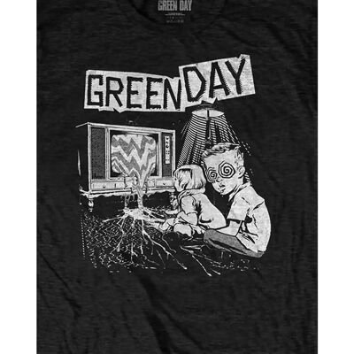 Green Day TV Wasteland Black S T-Shirt Green Day TV Wasteland Black S T-Shirt