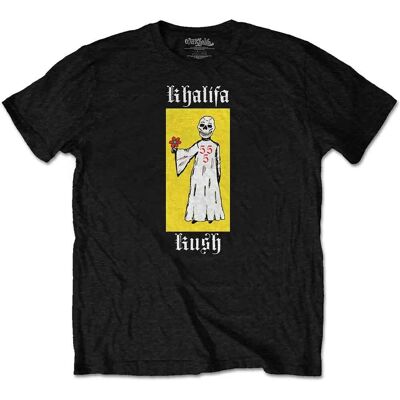 HeyRusty Wiz Khalifa Reaper Flowers Svart T-shirt - Rock HeyRusty Wiz Khalifa Reaper Flowers Svart T-shirt - Rock