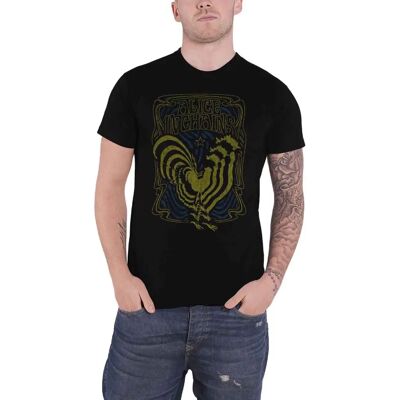 HeyRusty Alice in Chains Psychedelic Rooster T-shirt - Unisex Rock Tee HeyRusty Alice in Chains Psychedelic Rooster T-shirt - Unisex Rock Tee