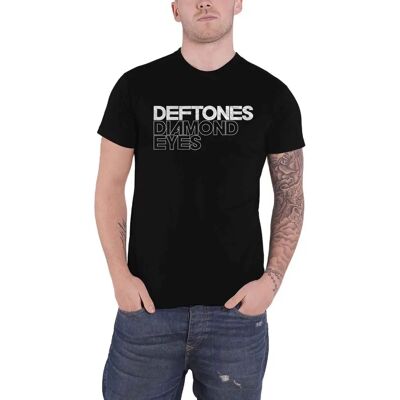 Deftones T-Shirt Diamond Eyes Svart S - T-Shirt Deftones T-Shirt Diamond Eyes Svart S - T-Shirt