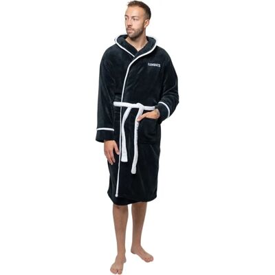 Ramones Presidential Seal Black Bathrobe - Unisex Ramones Presidential Seal Black Bathrobe - Unisex
