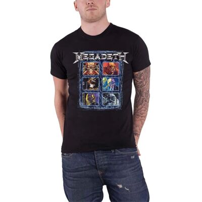 Megadeth Vic Head Grip Svart M - T-shirt Megadeth Vic Head Grip Svart M - T-shirt