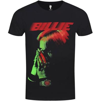Billie Eilish Black Hands Face Logo T-Shirt - T-Shirt Billie Eilish Black Hands Face Logo T-Shirt - T-Shirt