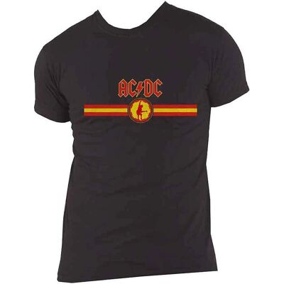 HeyRusty Svart T-shirt AC/DC - Officiell logga & rand HeyRusty Svart T-shirt AC/DC - Officiell logga & rand