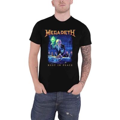 Megadeth Rust In Peace Tracklist - T-shirt Megadeth Rust In Peace Tracklist - T-shirt