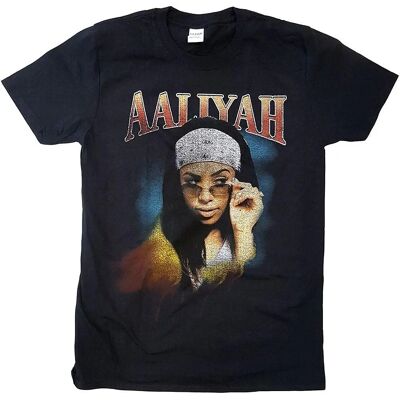 HeyRusty Aaliyah | Modell: Trippy Logo | Svart XL - T-shirt HeyRusty Aaliyah | Modell: Trippy Logo | Svart XL - T-shirt