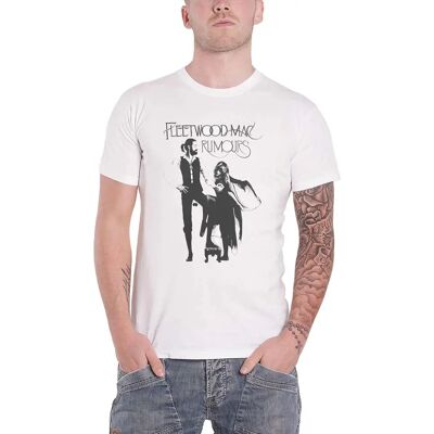 Fleetwood Mac Rumours White XXL T-shirt - Rock Fleetwood Mac Rumours White XXL T-shirt - Rock