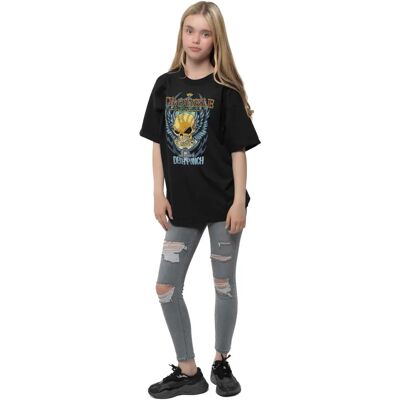HeyRusty Five Finger Death Punch Barn T-shirt - Trouble Svart - T-shirt HeyRusty Five Finger Death Punch Barn T-shirt - Trouble Svart - T-shirt