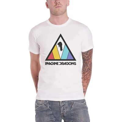 Imagine Dragons Triangle Logo T-Shirt - Band Imagine Dragons Triangle Logo T-Shirt - Band