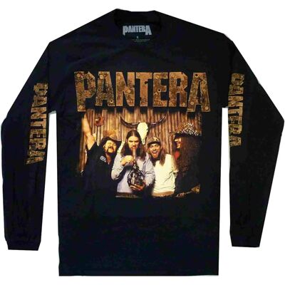 HeyRusty Pantera Svart Långärmad T-shirt - Heavy Metal HeyRusty Pantera Svart Långärmad T-shirt - Heavy Metal