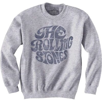 Grå unisex sweatshirt med vintage 70s-logotyp - Sweatshirt Grå unisex sweatshirt med vintage 70s-logotyp - Sweatshirt