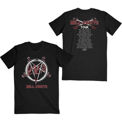 HeyRusty T-shirt noir de tournée - Rock - Publicité HeyRusty T-shirt noir de tournée - Rock - Publicité